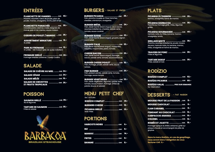 BARBACOA BURGERS & GRILL Genève